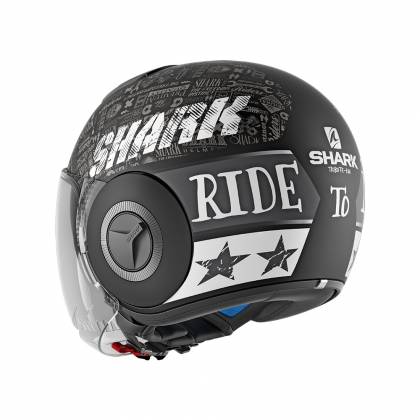 Cască Moto Open Face SHARK NANO TRIBUTE · Negru  - 3