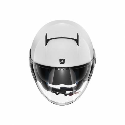 Cască Moto Open Face SHARK NANO BLANK · Alb  - 1