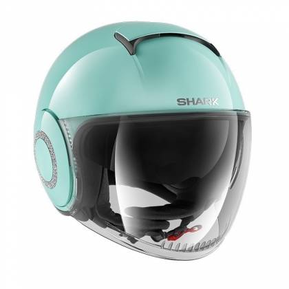 Cască Moto Open Face SHARK NANO CRYSTAL · Verde  - 0