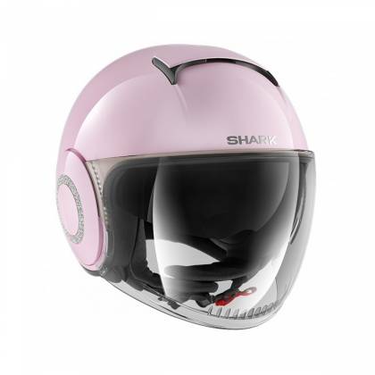 Cască Moto Open Face SHARK NANO CRYSTAL · Roz  - 0