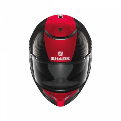 Cască Moto Integrală SHARK SPARTAN CARBON SKIN · Negru / Roșu  - 1