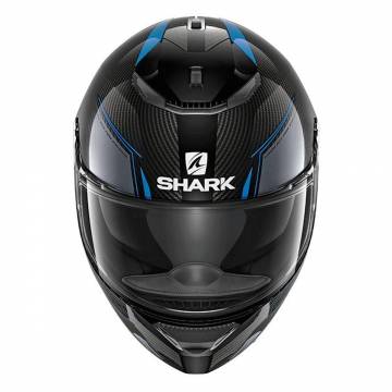 Cască Moto Integrală SHARK SPARTAN CARBON SILICIUM · Negru / Albastru  - 2