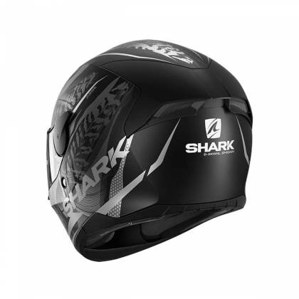 Cască Moto Integrală SHARK D-SKWAL 2 SHIGAN · Argintiu / Negru Mat  - 2