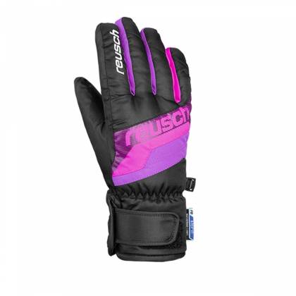 Mănuși Schi Copii REUSCH DARIO R-TEX® XT JUNIOR 7720 · Negru / Mov / Roz  - 0