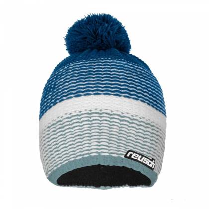 Căciulă Schi Damă REUSCH ENZO BEANIE 4483 · Alb / Gri / Albastru  - 0