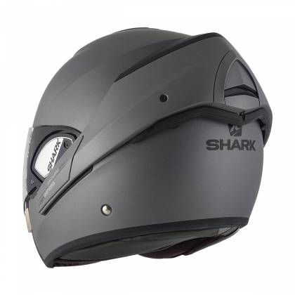 Cască Moto Modulară SHARK EVOLINE S3 KING SIZE BLANK · Gri Mat  - 1