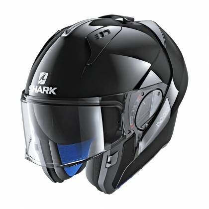 Cască Moto Modulară SHARK EVO-ONE 2 BLANK · Negru  - 1