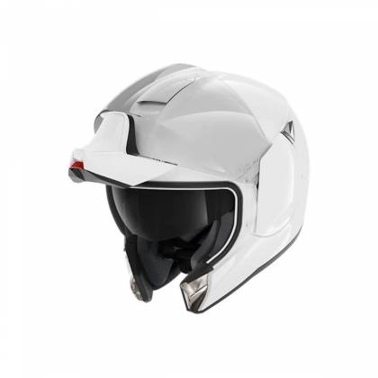 Cască Moto Flip Up SHARK EVOJET BLANK · Alb  - 1