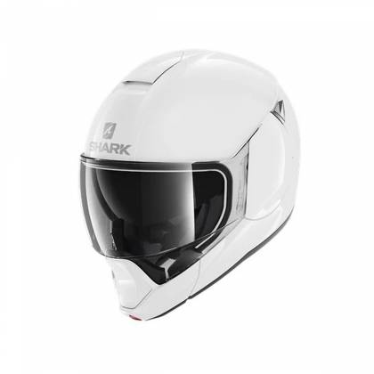 Cască Moto Flip Up SHARK EVOJET BLANK · Alb  - 0
