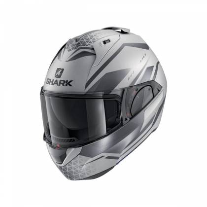 Cască Moto Modulară SHARK EVO ES YARI · Gri / Negru Mat  - 0