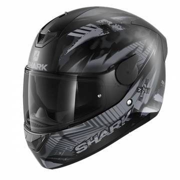 Cască Moto Integrală SHARK D-SKWAL 2 PENXA · Gri / Negru Mat  - 0