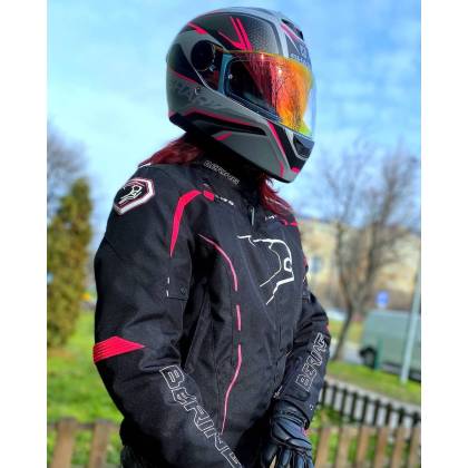 Cască Moto Integrală SHARK D-SKWAL 2 DAVEN · Negru / Gri / Roz  - 1