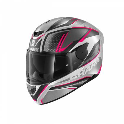 Cască Moto Integrală SHARK D-SKWAL 2 DAVEN · Negru / Gri / Roz  - 0