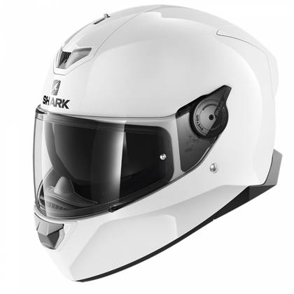 Cască Moto Integrală SHARK SKWAL 2 BLANK cu Sistem Led · Alb  - 0