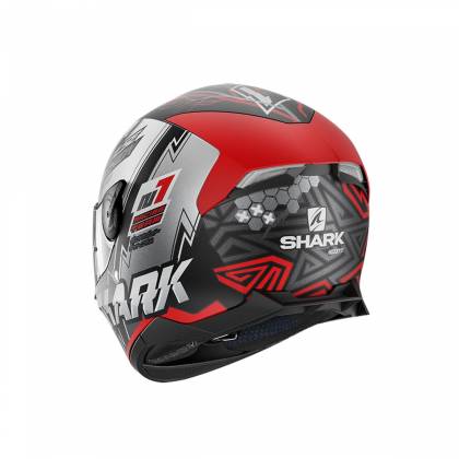 Cască Moto Integrală SHARK SKWAL 2 NOXXYS cu Lumini LED · Negru / Gri / Roșu  - 1