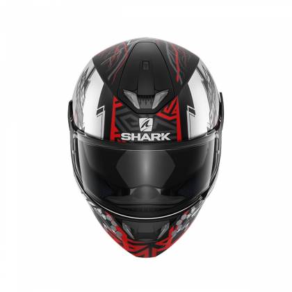 Cască Moto Integrală SHARK SKWAL 2 NOXXYS cu Lumini LED · Negru / Gri / Roșu  - 2