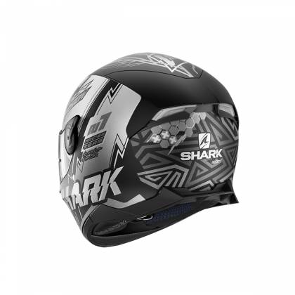 Cască Moto Integrală SHARK SKWAL 2 NOXXYS cu Lumini LED · Negru / Gri Mat  - 2