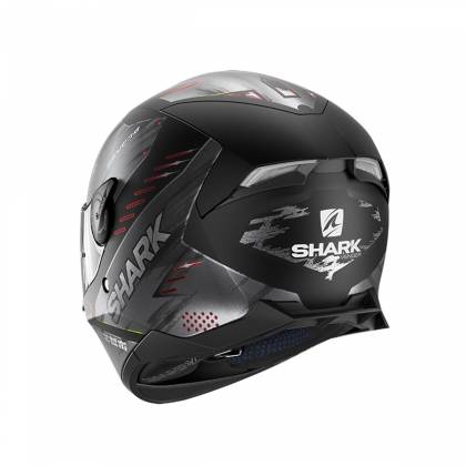 Cască Moto Integrală SHARK SKWAL 2 VENGER cu Lumini LED · Negru / Gri / Roșu Mat  - 2