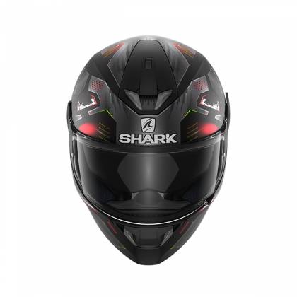 Cască Moto Integrală SHARK SKWAL 2 VENGER cu Lumini LED · Negru / Gri / Roșu Mat  - 1