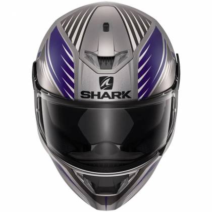 Cască Moto Integrală SHARK SKWAL 2 HALLDER cu Lumini LED · Albastru / Negru / Gri  - 1