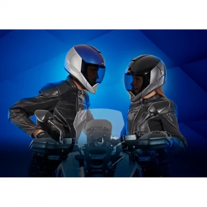 Cască Moto Flip Up SHARK EVOJET BLANK · Gri  - 4