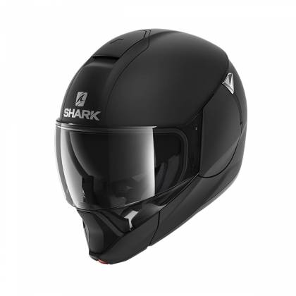 Cască Moto Flip Up SHARK EVOJET BLANK · Negru Mat  - 0