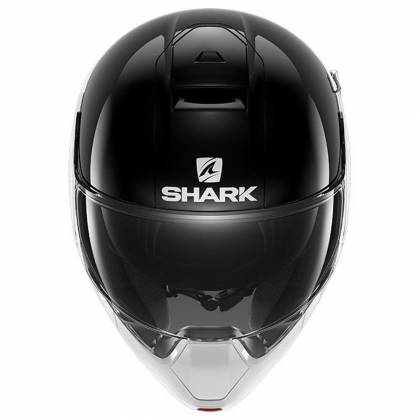 Cască Moto Flip Up SHARK EVOJET DUAL BLANK · Negru / Alb  - 1