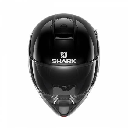 Cască Moto Flip Up SHARK EVOJET DUAL BLANK · Negru / Gri  - 1