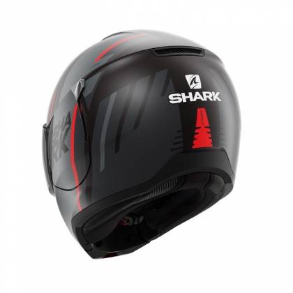 Cască Moto Flip Up SHARK EVOJET VYDA · Gri / Roșu / Negru Mat  - 2
