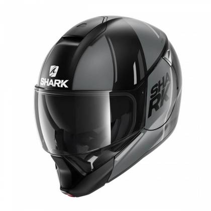 Cască Moto Flip Up SHARK EVOJET VYDA · Negru / Argintiu Mat  - 0