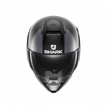 Cască Moto Flip Up SHARK EVOJET VYDA · Gri / Negru / Galben Mat  - 1