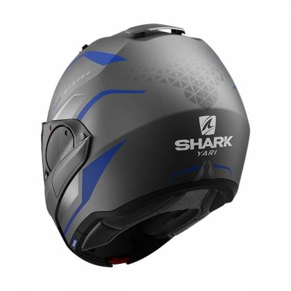 Cască Moto Modulară SHARK EVO ES YARI · Gri / Albastru Mat  - 3