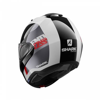 Cască Moto Modulară SHARK EVO ES ENDLESS · Roșu / Negru / Alb  - 2