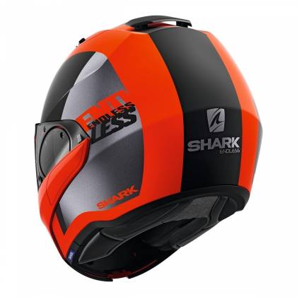 Cască Moto Modulară SHARK EVO ES ENDLESS · Roșu / Negru Mat  - 3
