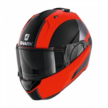 Cască Moto Modulară SHARK EVO ES ENDLESS · Roșu / Negru Mat  - 0