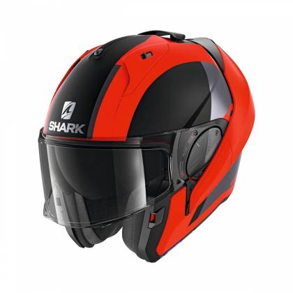 Cască Moto Modulară SHARK EVO ES ENDLESS · Roșu / Negru Mat  - 2