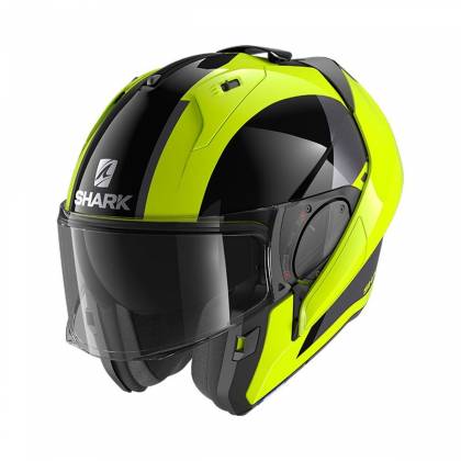 Cască Moto Modulară SHARK EVO ES ENDLESS · Galben / Negru / Argintiu  - 2