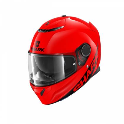 Cască Moto Integrală SHARK SPARTAN BLANK · Roșu  - 0