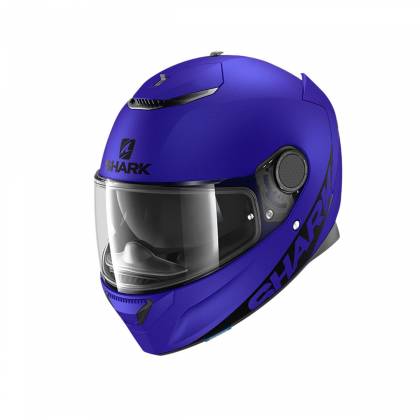 Cască Moto Integrală SHARK SPARTAN BLANK · Albastru Mat  - 0