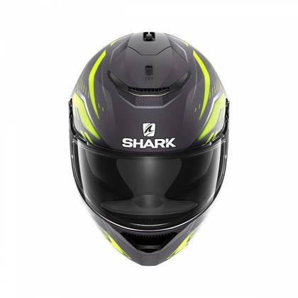 Cască Moto Integrală SHARK SPARTAN ANTHEON · Gri / Galben / Negru  - 1