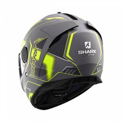 Cască Moto Integrală SHARK SPARTAN ANTHEON · Gri / Galben / Negru  - 2