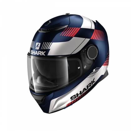 Cască Moto Integrală SHARK SPARTAN STRAD · Albastru / Alb / Roșu Mat  - 0