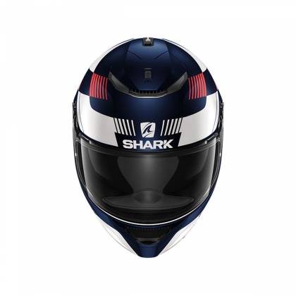 Cască Moto Integrală SHARK SPARTAN STRAD · Albastru / Alb / Roșu Mat  - 1