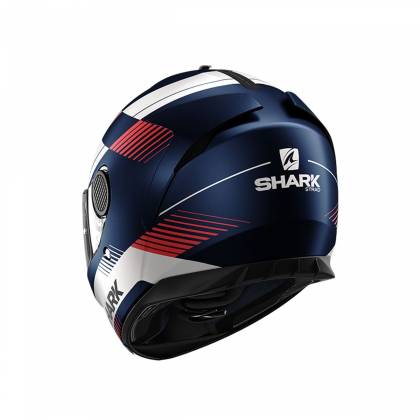 Cască Moto Integrală SHARK SPARTAN STRAD · Albastru / Alb / Roșu Mat  - 2