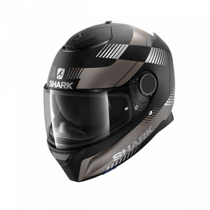 Cască Moto Integrală SHARK SPARTAN STRAD · Negru / Argintiu / Gri  - 0