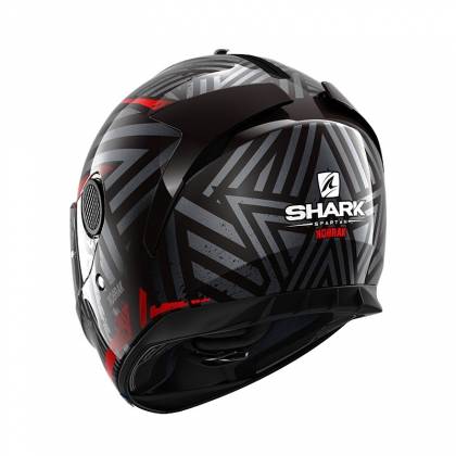 Cască Moto Integrală SHARK SPARTAN 1.2 KOBRAK · Negru / Roșu  - 2