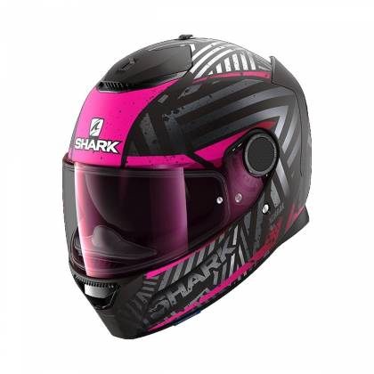 Cască Moto Integrală SHARK SPARTAN 1.2 KOBRAK · Negru / Mov Mat  - 0