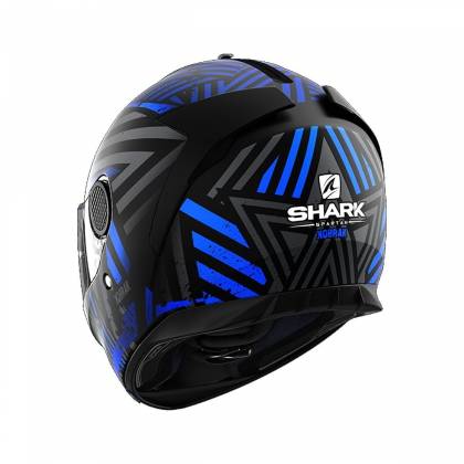Cască Moto Integrală SHARK SPARTAN 1.2 KOBRAK · Negru / Albastru Mat  - 2