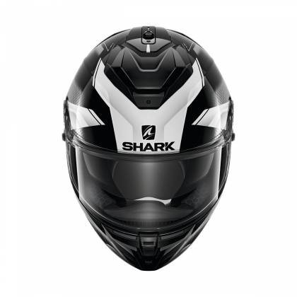 Cască Moto Integrală SHARK SPARTAN GT ELGEN · Gri / Negru / Alb  - 1