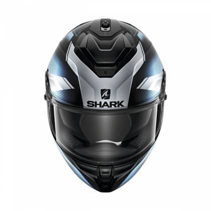 Cască Moto Integrală SHARK SPARTAN GT ELGEN · Negru / Argintiu  - 1